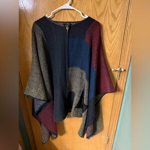 Big Buddha Multicolor Women's Sweater Poncho